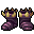Ancient amethyst boots