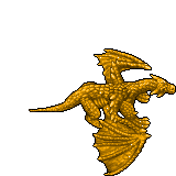 Ancient golden dragon
