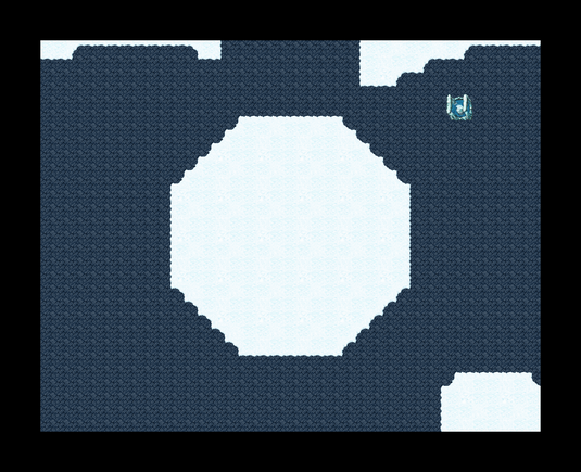 Boss chamber detail — actual map sprites, shown without monsters.