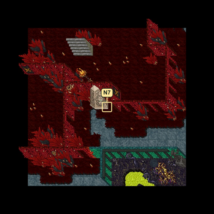 Inspect the northern fortress entrance