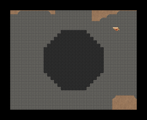 Boss chamber detail — actual map sprites, shown without monsters.